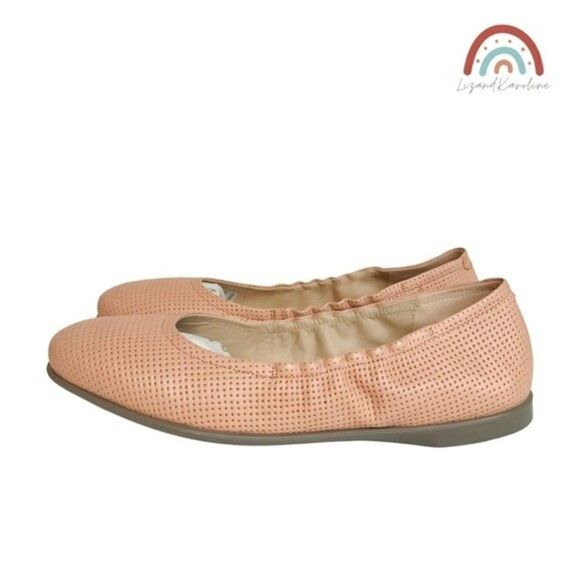 New! ECCO Incise Enchant Ballerina Leather Muted Clay Ballet Flats 10-10.5 EU41 - Picture 4 of 12